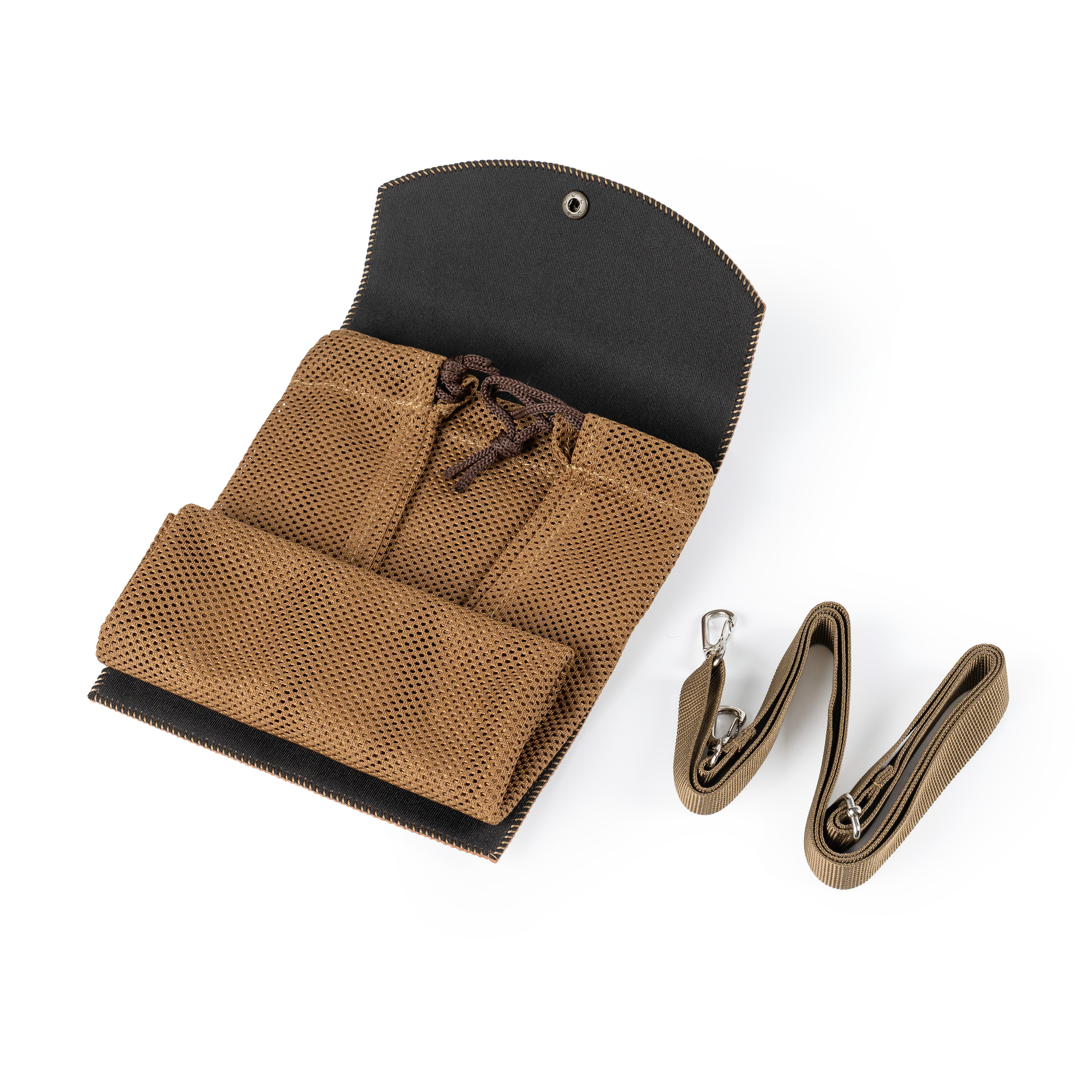 MG-5 Mushroom Picking Fold Mesh Bag with Belt Attachment