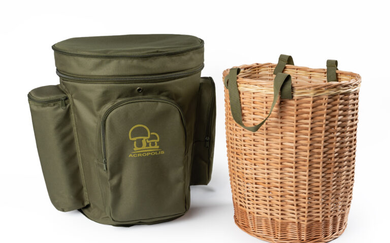 New Products! Acropolis backpacks for mushroom pickers