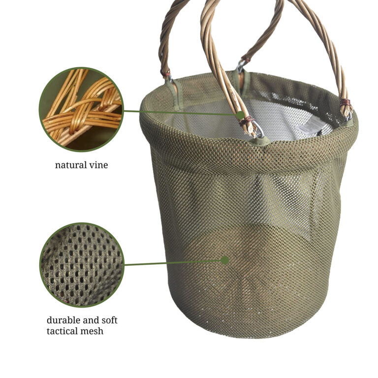VG-2 Mushroom Picking Folding Mesh Basket