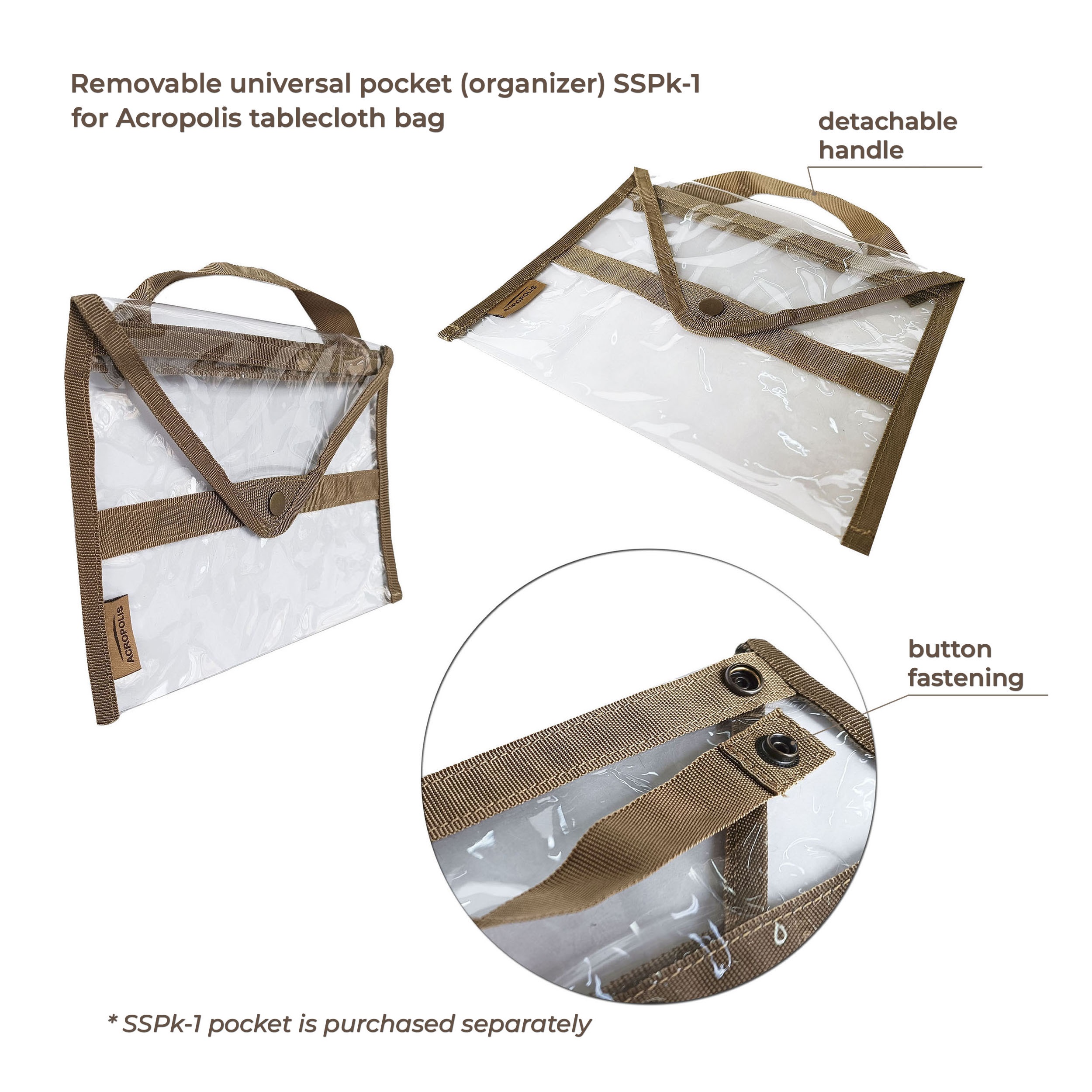 SSP-2 Tablecloth Bag for Picnic. Dimensions 89х72cm
