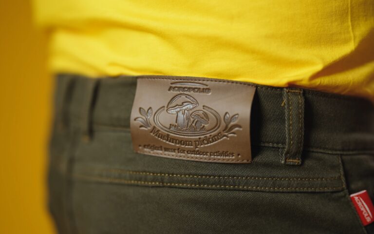 Acropolis Mushroom Pickers Jeans. Men’s Denim Pants for Mushroom Foraging