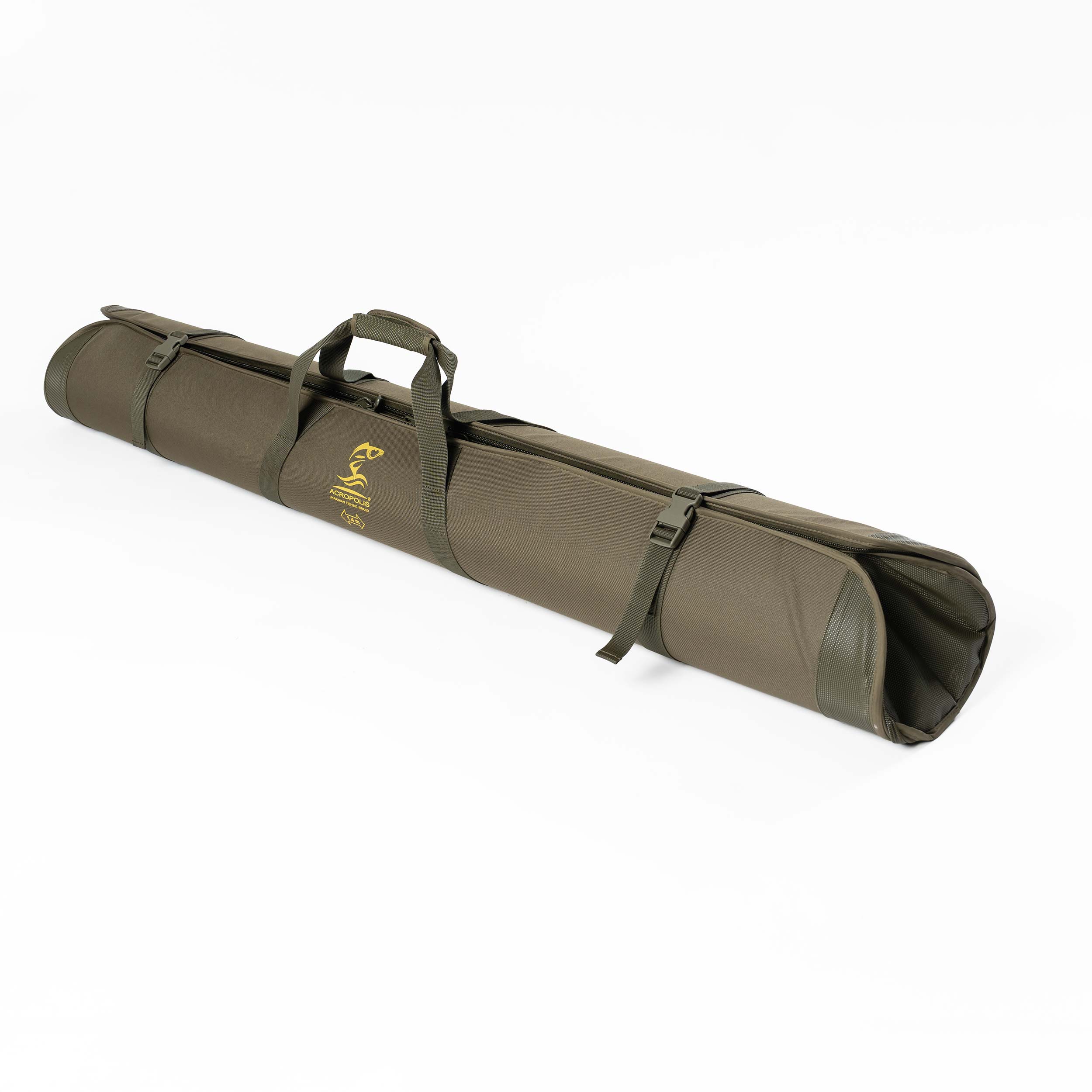 KV-12v Hard Two-Section Case, Coffer-Tube for 8 Spinning Rods 210cm