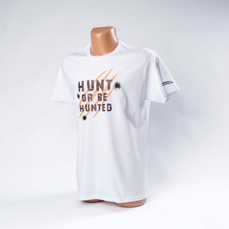 OFM-3 Hunter’s T-shirt HUNT OR BE HUNTED, white