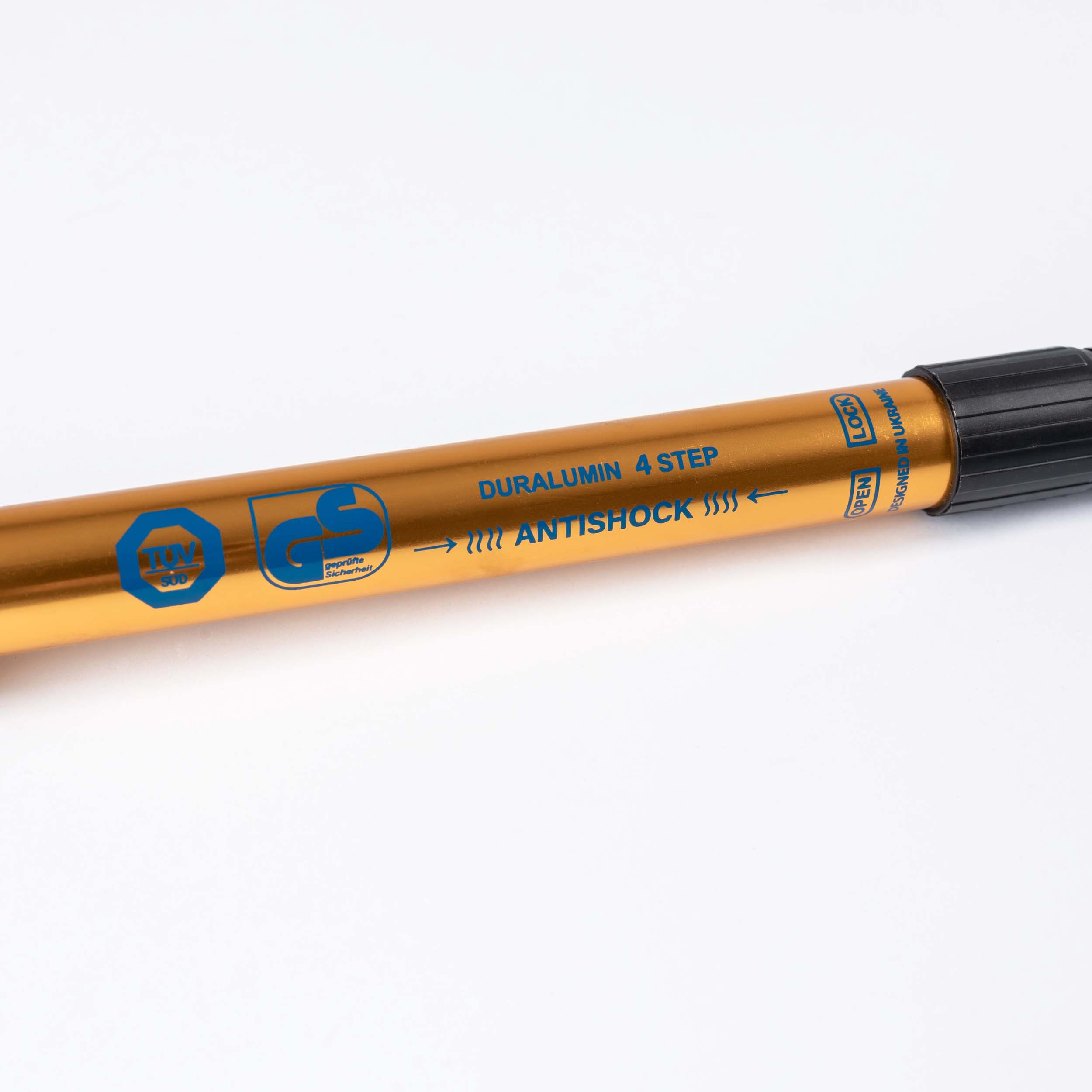 PMG-1 Mushroom Picker Walking Stick with Compass, Gold
