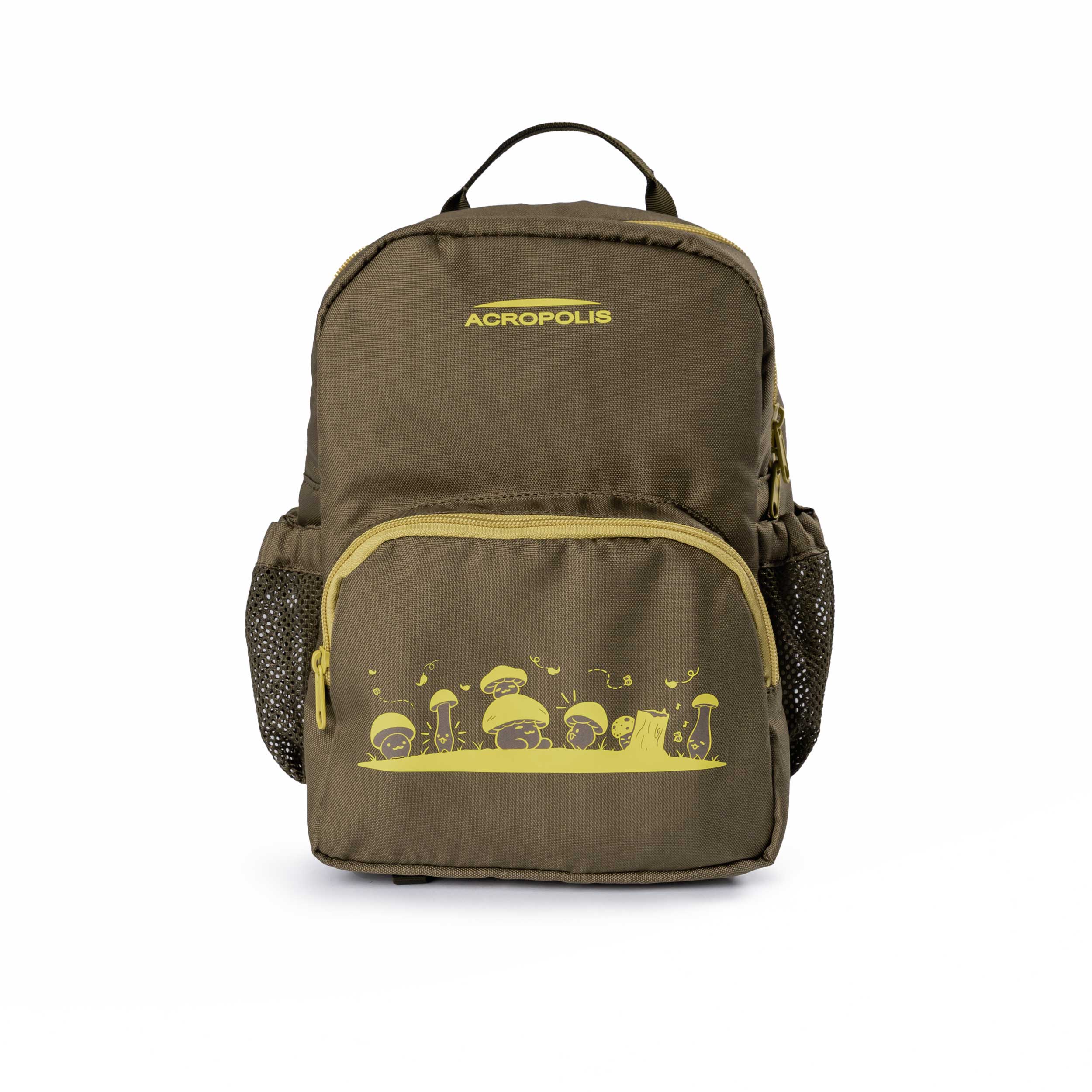 RMD-1о Mushrooms Kids Hiking & Walking Backpack, olive