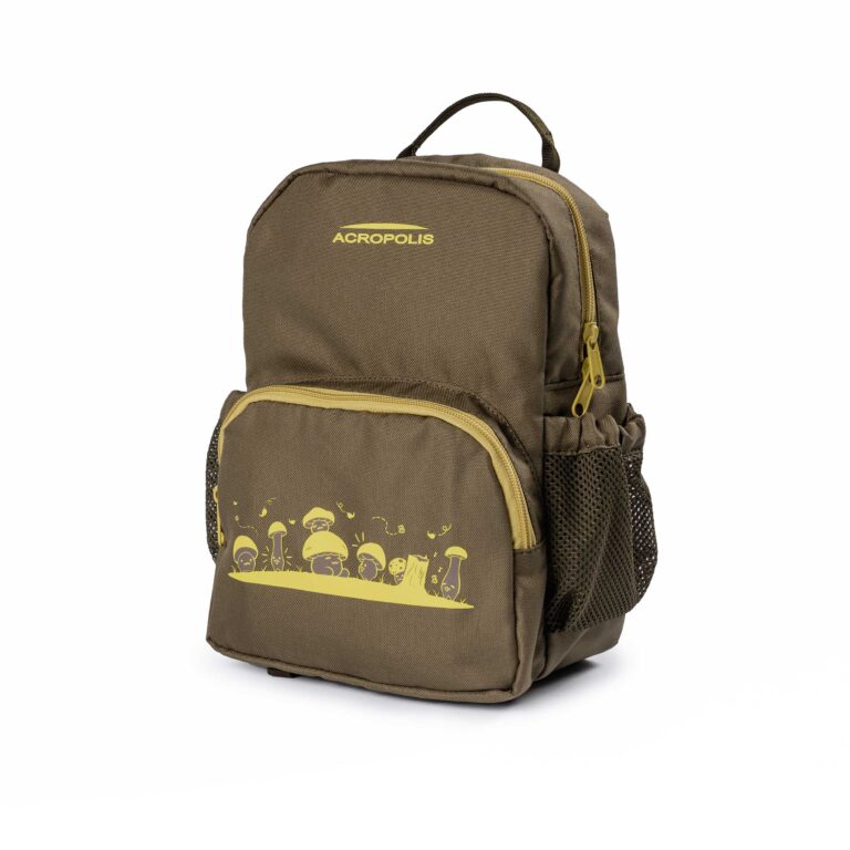 RMD-1о Mushrooms Kids Hiking & Walking Backpack, olive