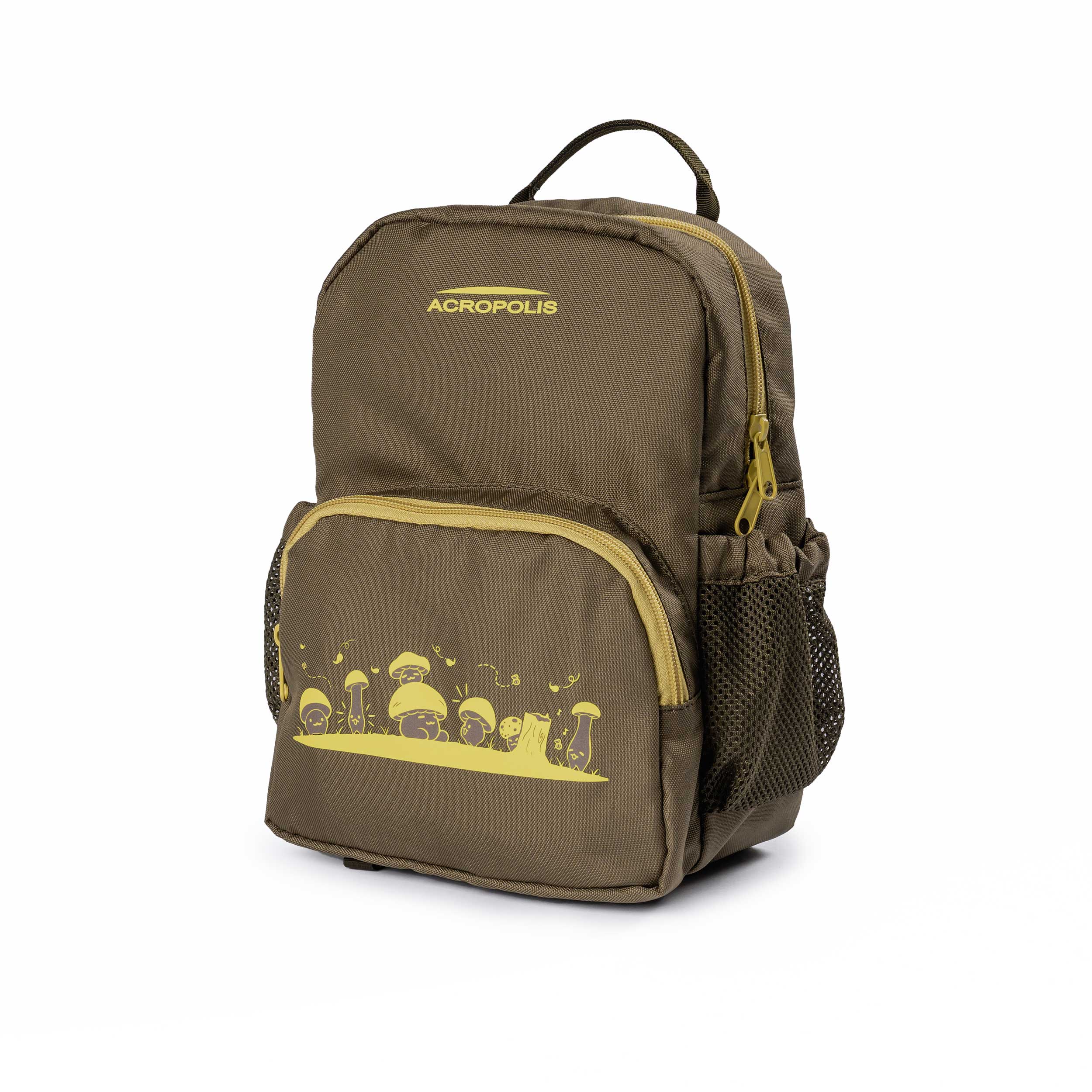 RMD-1о Mushrooms Kids Hiking & Walking Backpack, olive