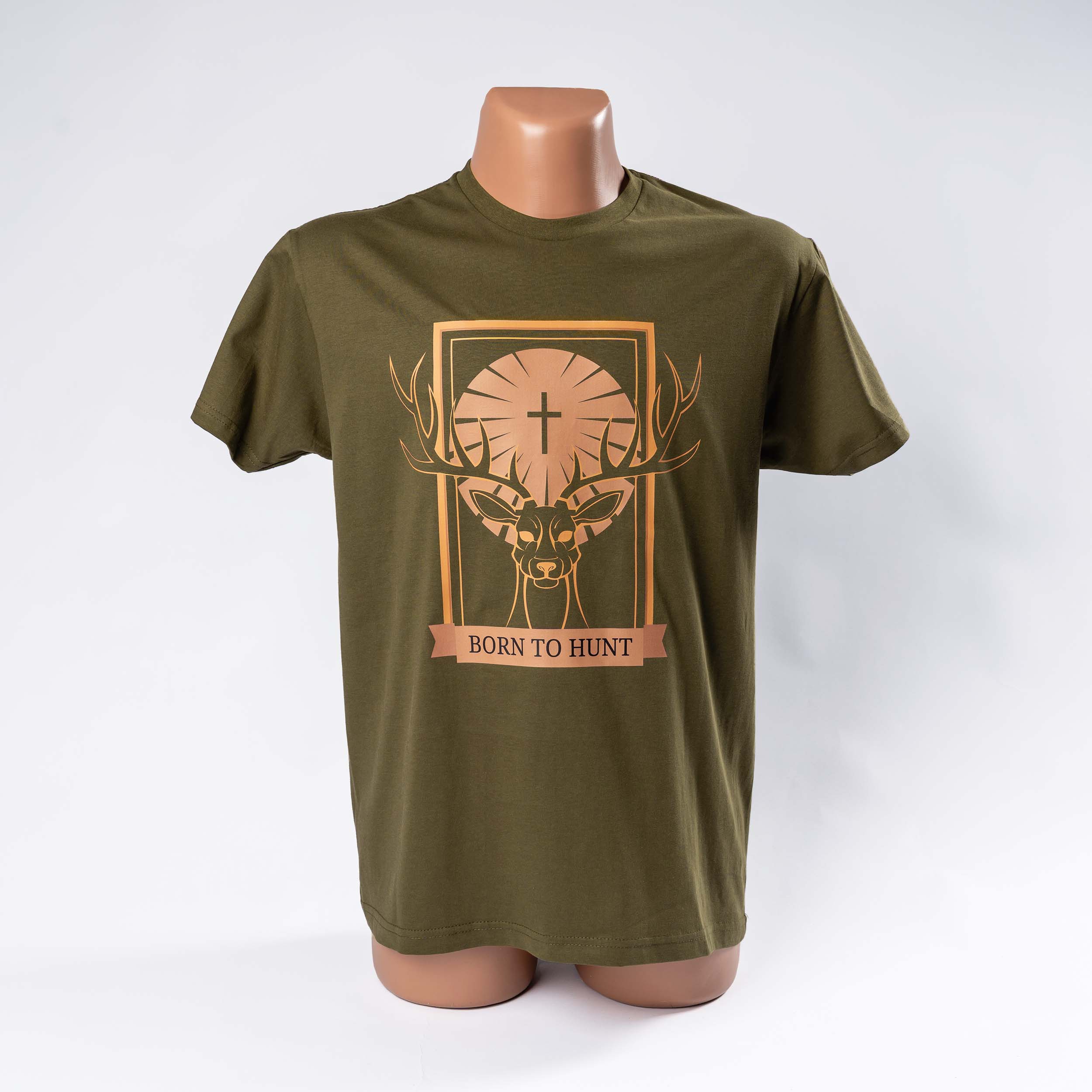 OFM-2 Hunter’s T-shirt BORN TO HUNT, khaki