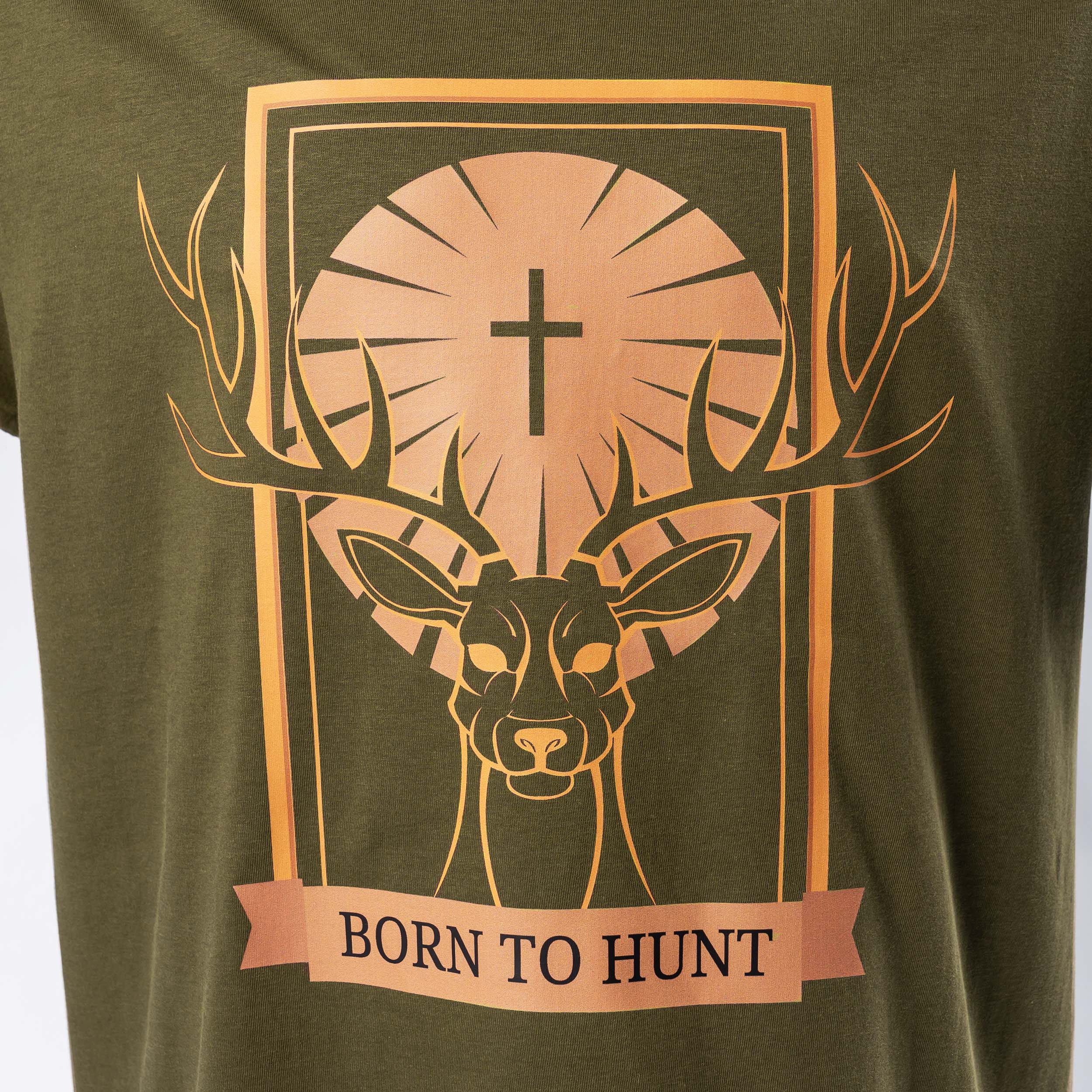 OFM-2 Hunter’s T-shirt BORN TO HUNT, khaki
