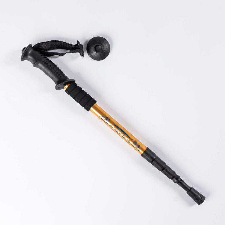 PMG-1 Mushroom Picker Walking Stick with Compass, Gold
