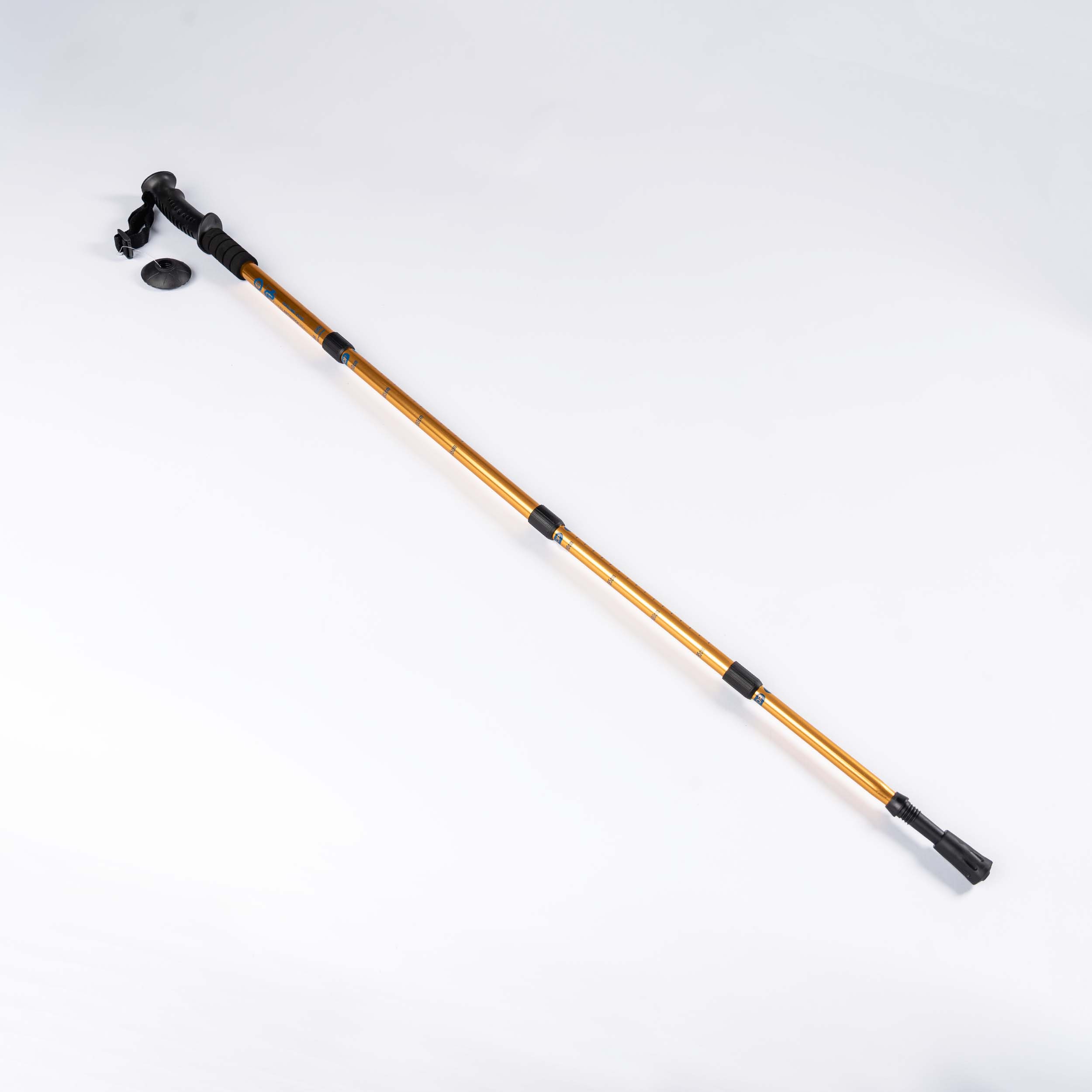 PMG-1 Mushroom Picker Walking Stick with Compass, Gold