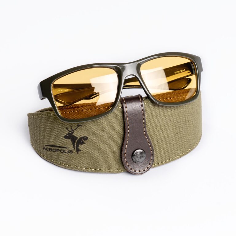 OFA-6 Casual Polarized sunglasses for outdoor activities (yellow lens / olive frame)