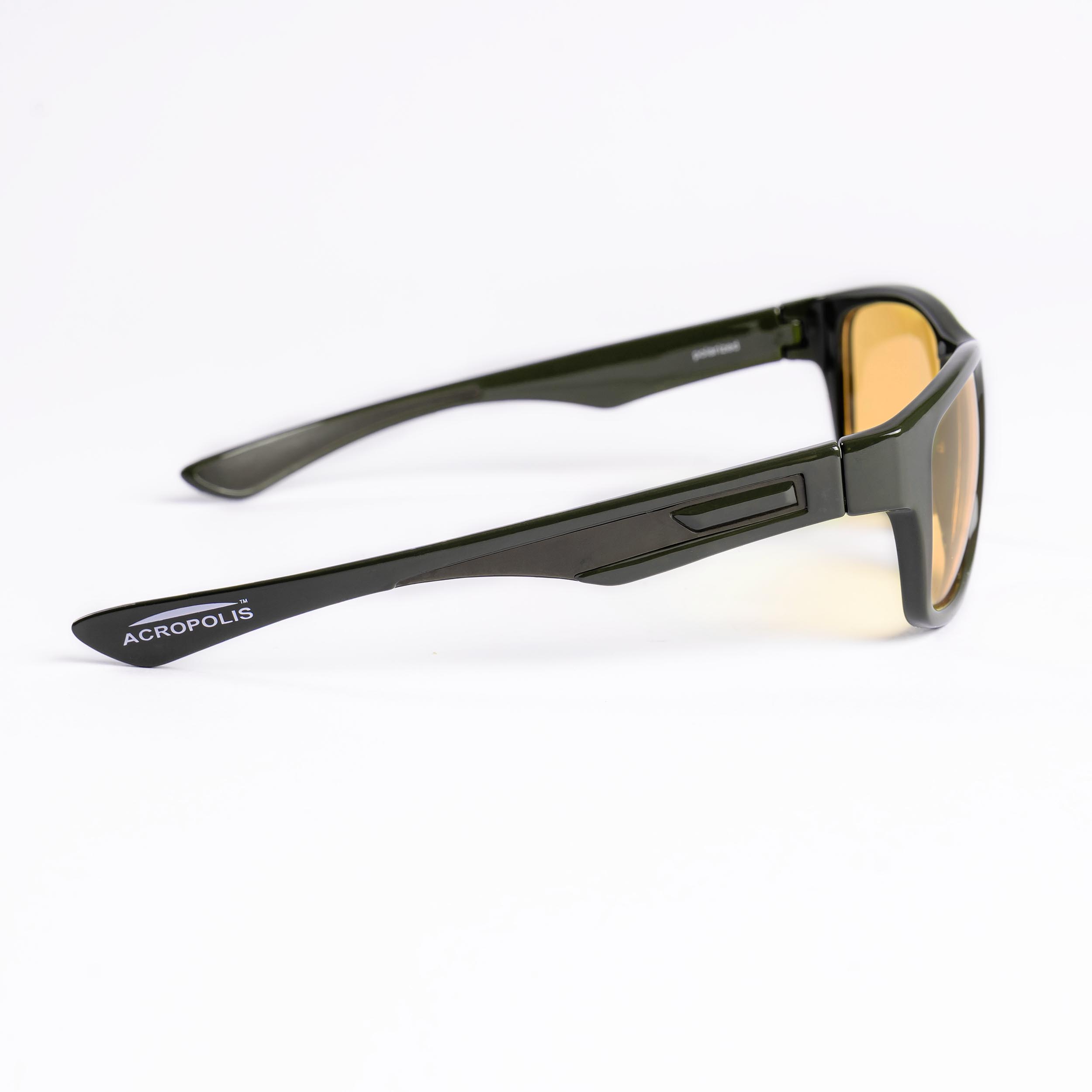 OFA-6 Casual Polarized sunglasses for outdoor activities (yellow lens / olive frame)