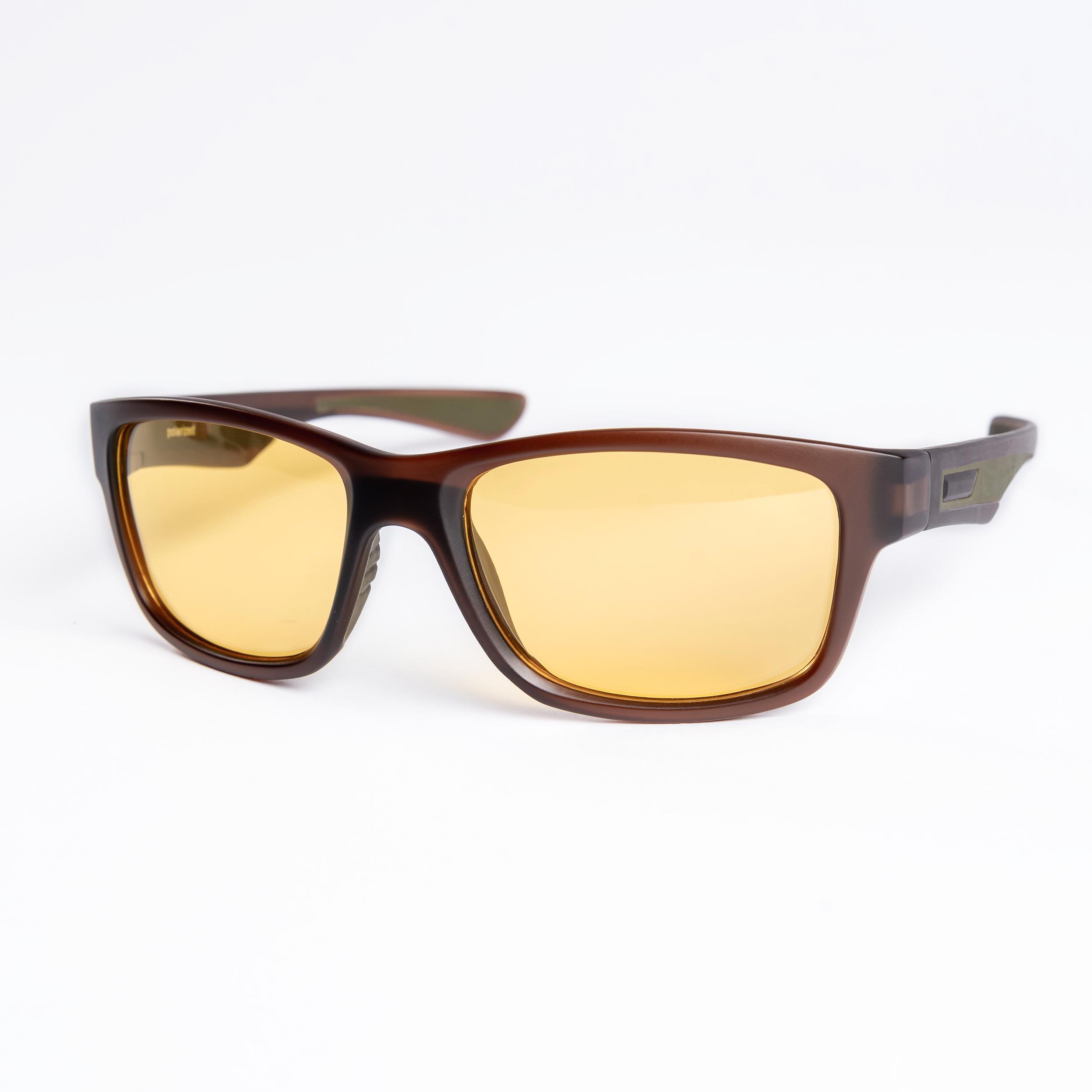 OFA-6 Casual Polarized sunglasses for outdoor activities (yellow lens / brown frame)