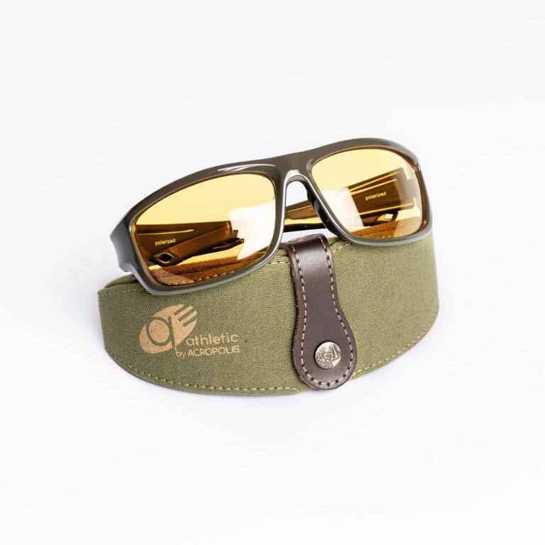 OFA-5 Sport Polarized sunglasses for outdoor activities (yellow lens / olive frame)