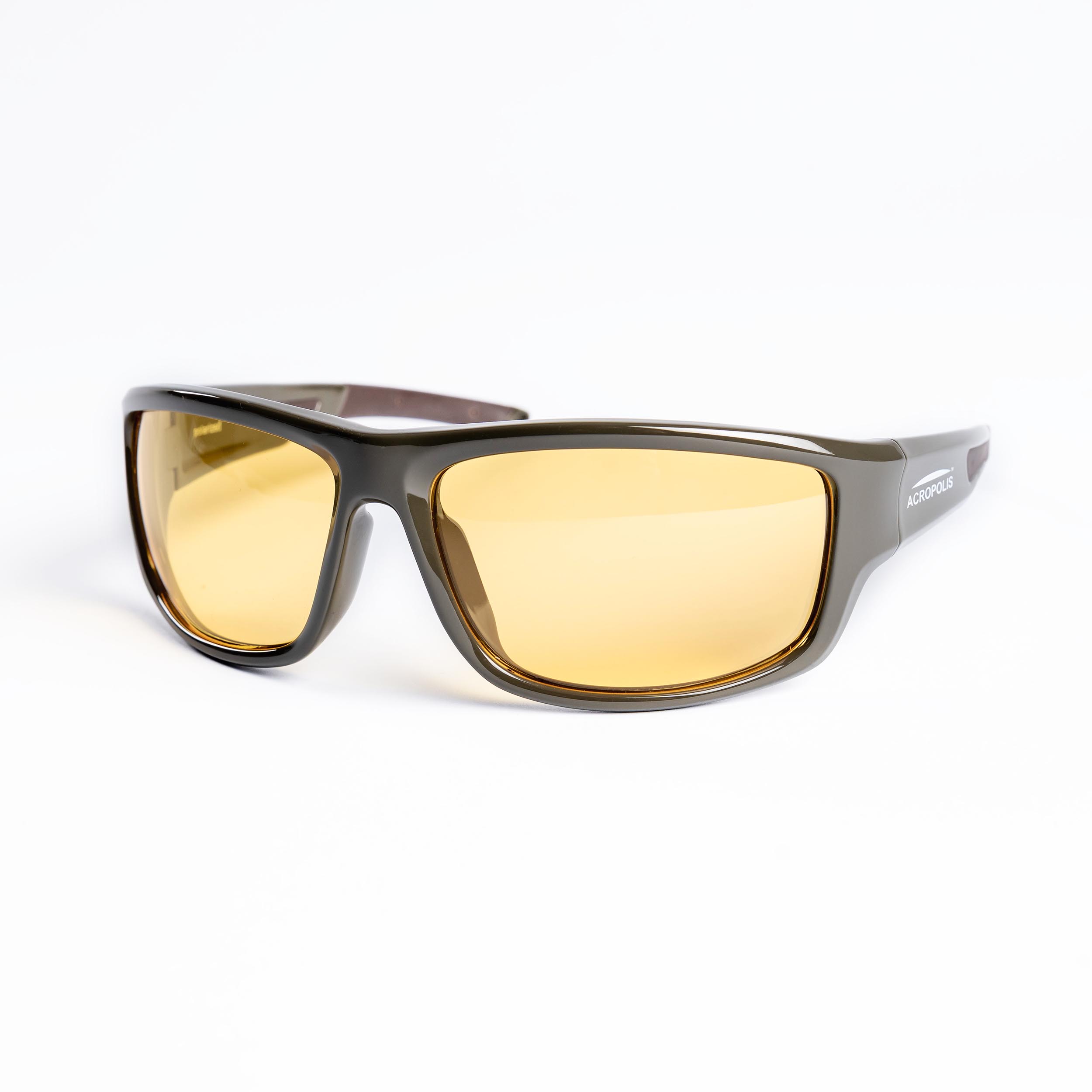 OFA-5 Sport Polarized sunglasses for outdoor activities (yellow lens / olive frame)