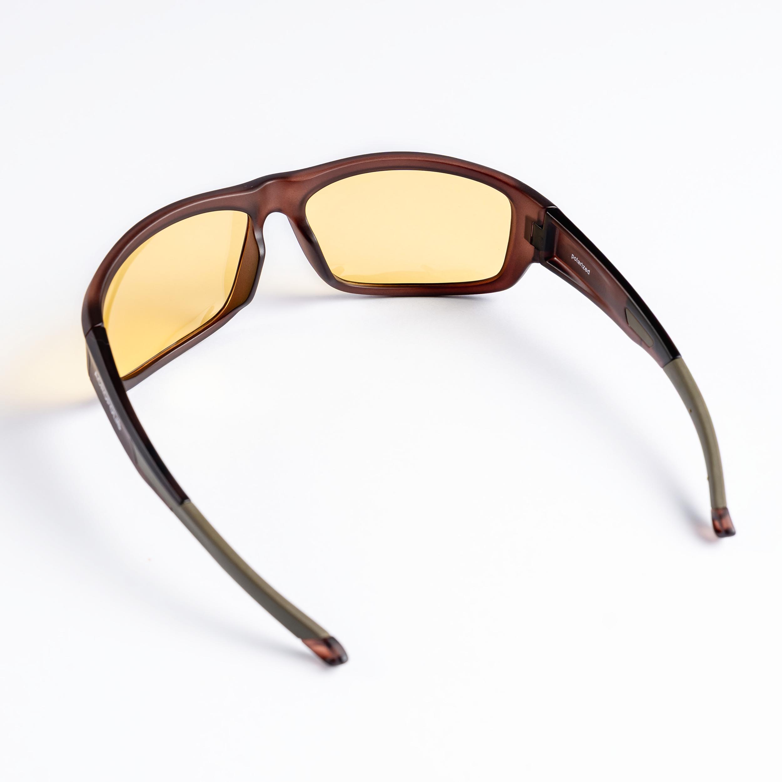 OFA-5 Sport Polarized sunglasses for outdoor activities (yellow lens / brown frame)
