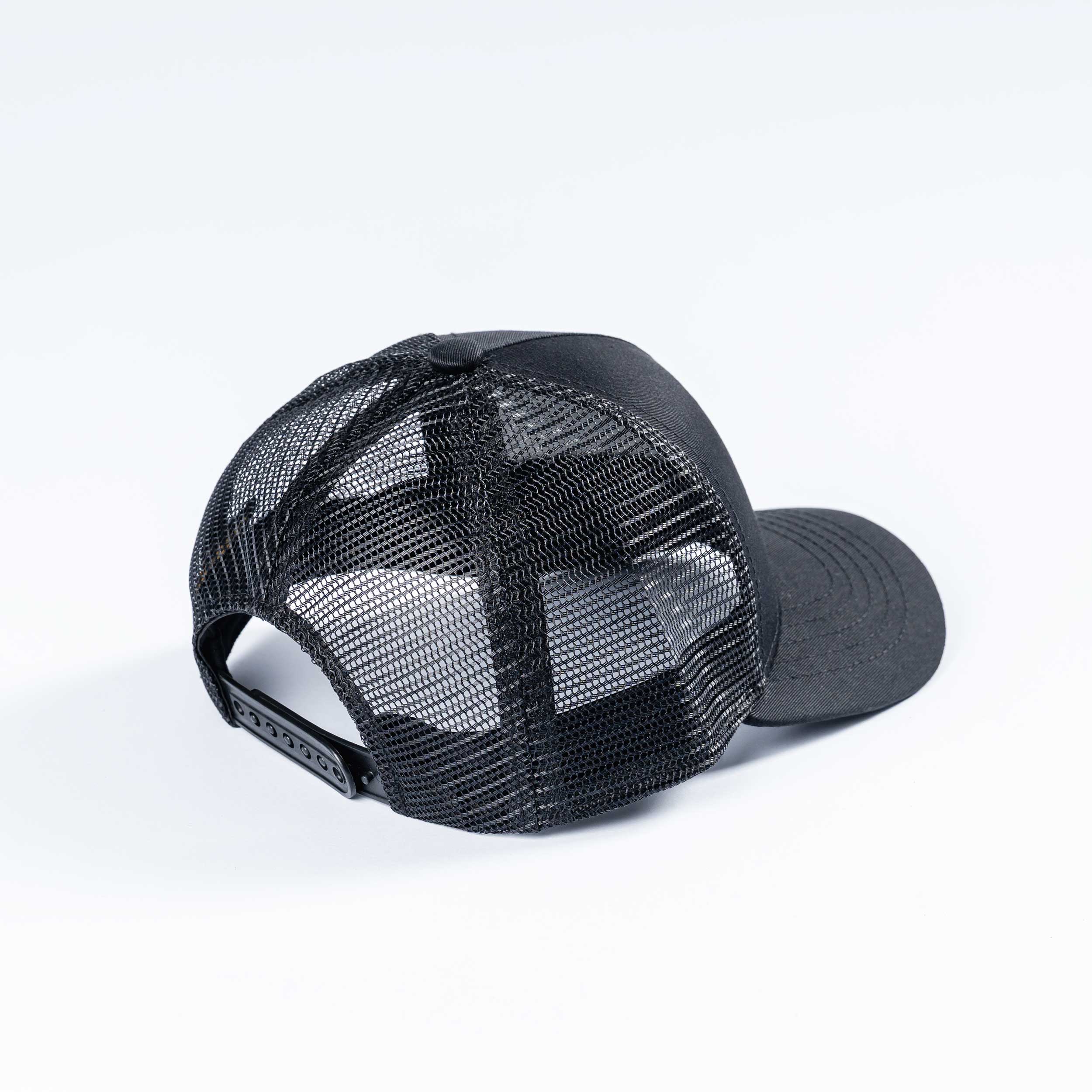 OSHM-21 Fisherman Cap with Pike print, black