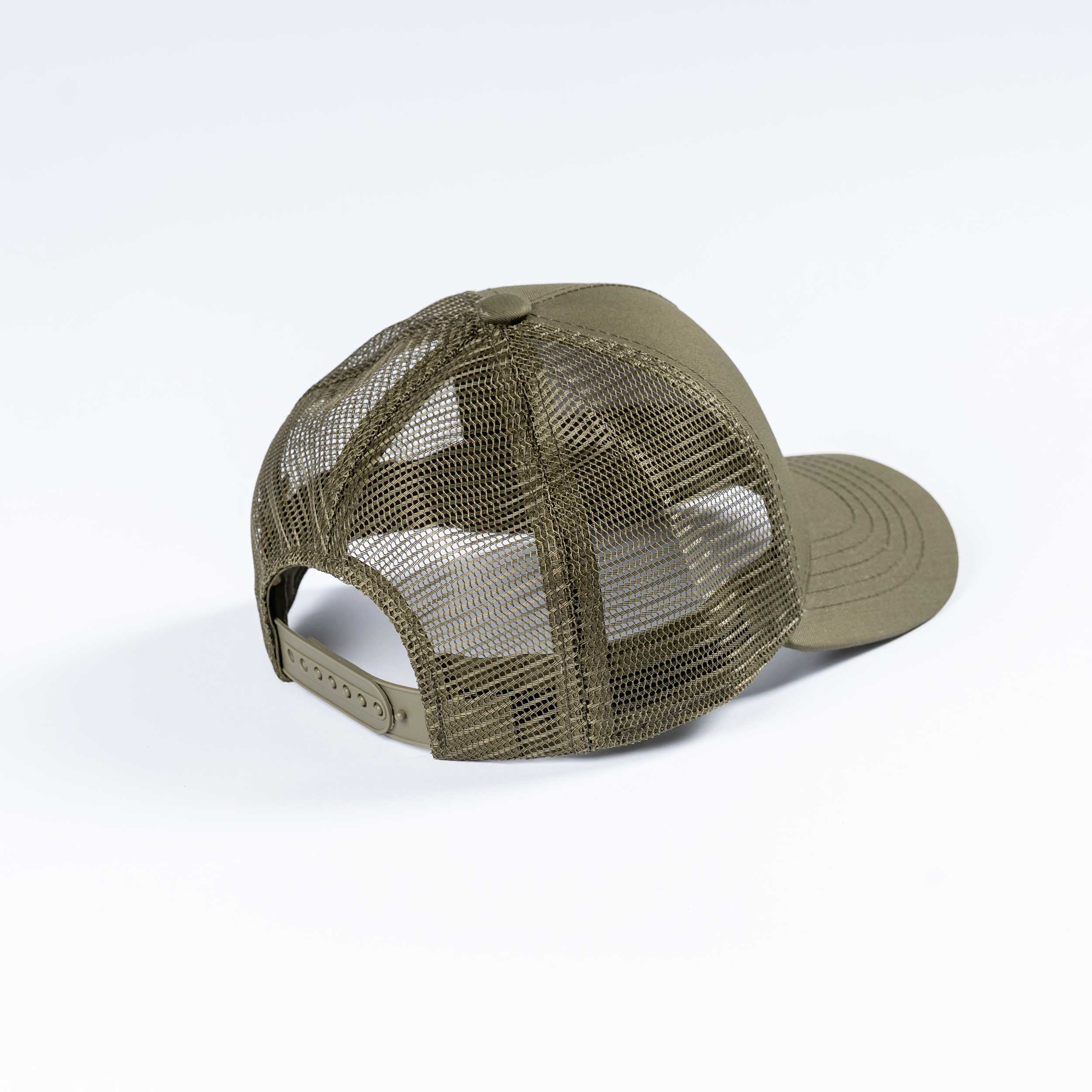 OSHM-21 Fisherman’s cap with Pike print, (khaki)