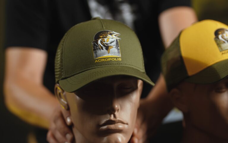 “PIKE” cap for fishing and outdoor activities. Maximum convenience, minimum extras