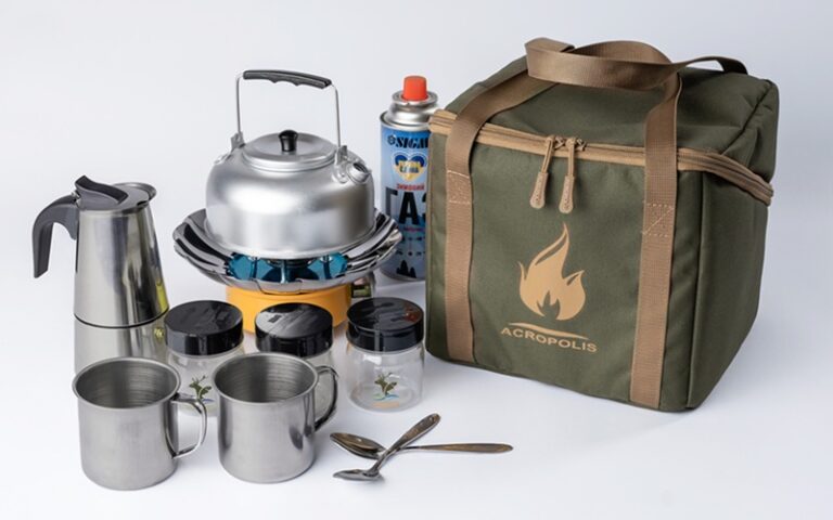 New! Acropolis Picnic Set ChHP-5 – the perfect format for coffee and tea outdoors