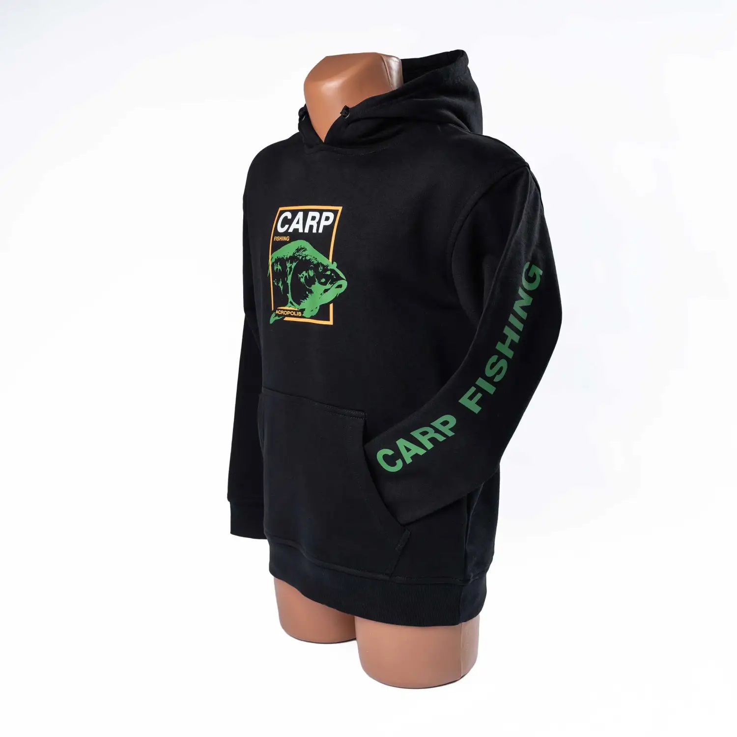 ОХР-4 Худі для рибалок Carp – Carp Fishing чорний – S, M, L, XL