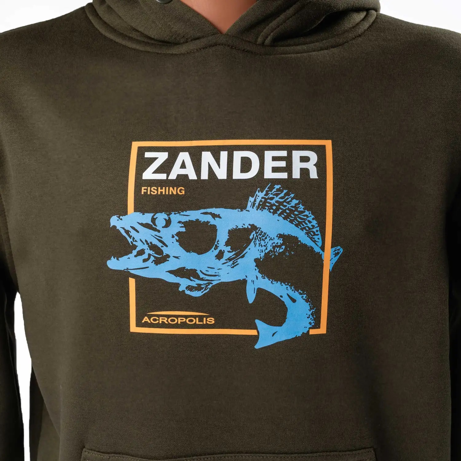 ОХР-3 Худі для рибалок Zander – Spinning Fishing хакі – S, M, L, XL
