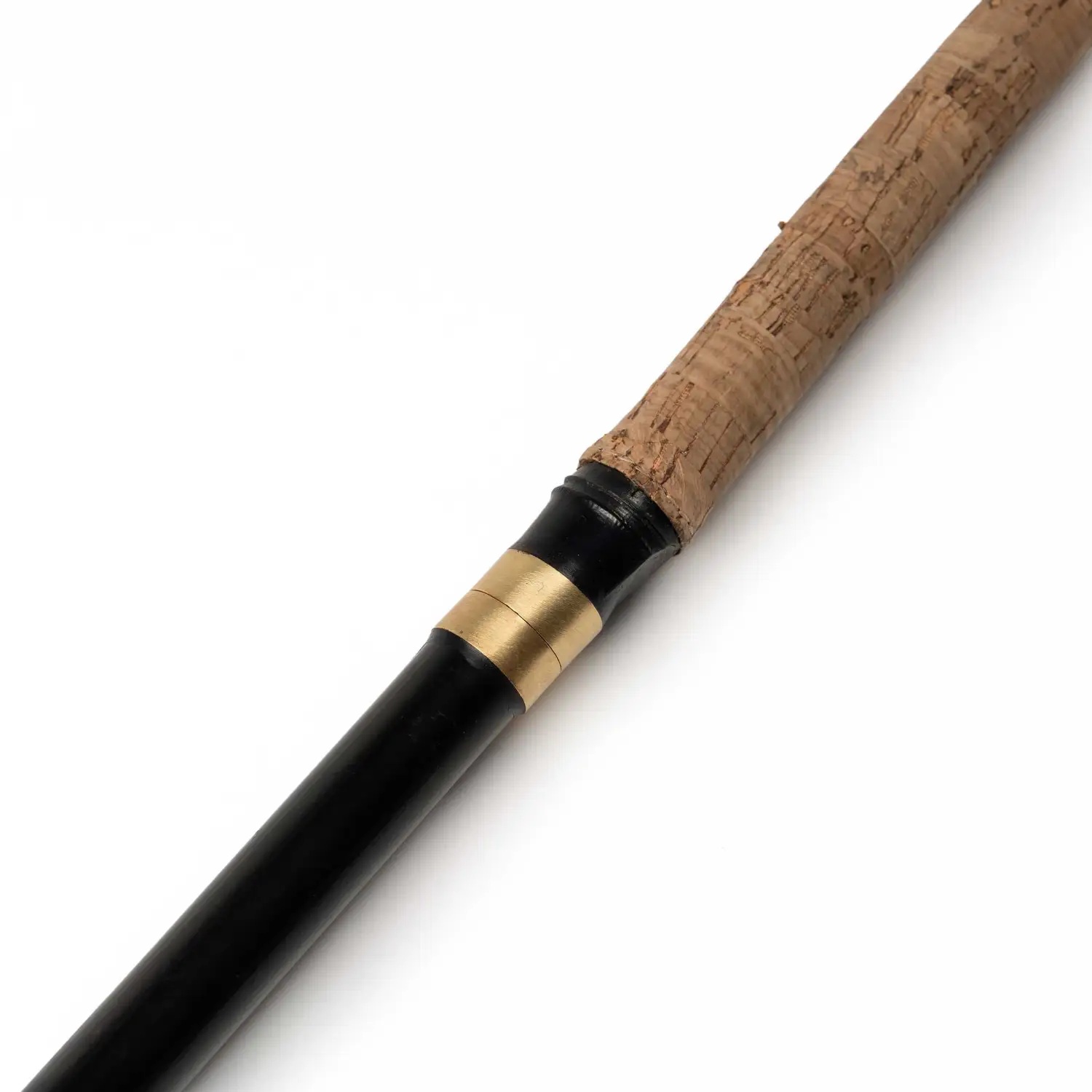 PMG-5e Collapsible Black Bamboo Mushroom Picking Walking Stick