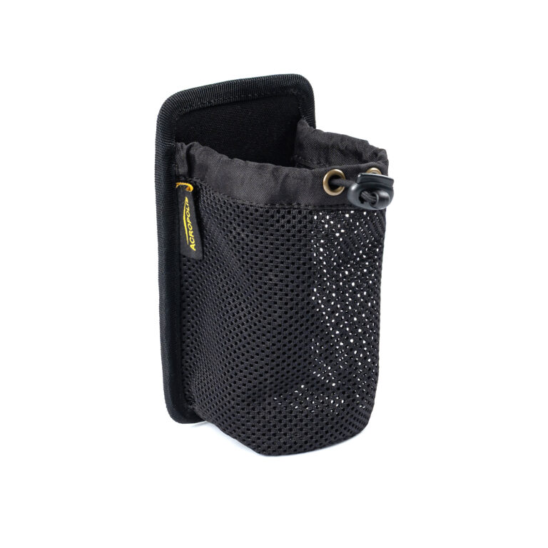 PS-1zch Black Mesh Pouch with MOLLE Attachments