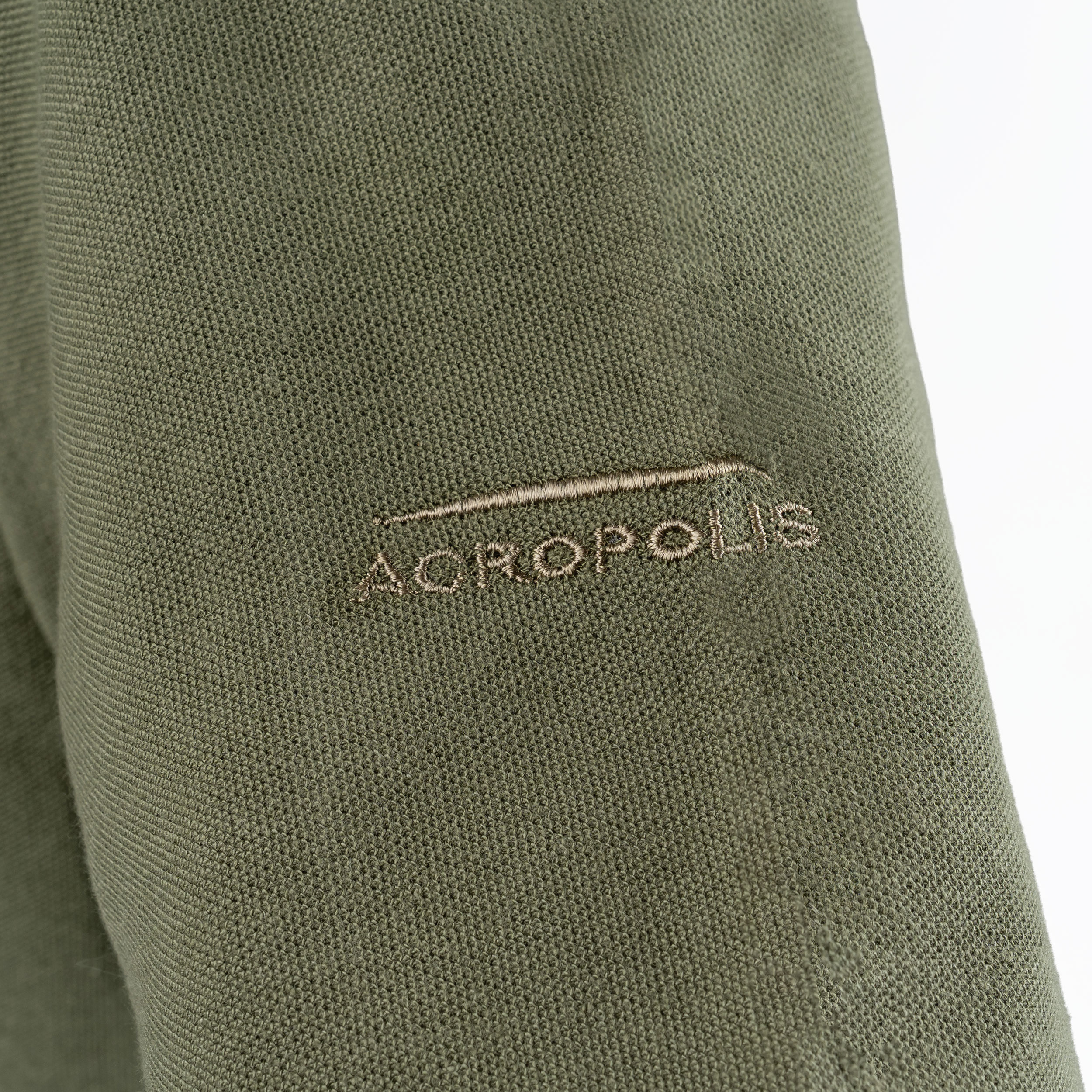 OFRM-8o Olive Polo with Embroidery for Hunters and Fishermen