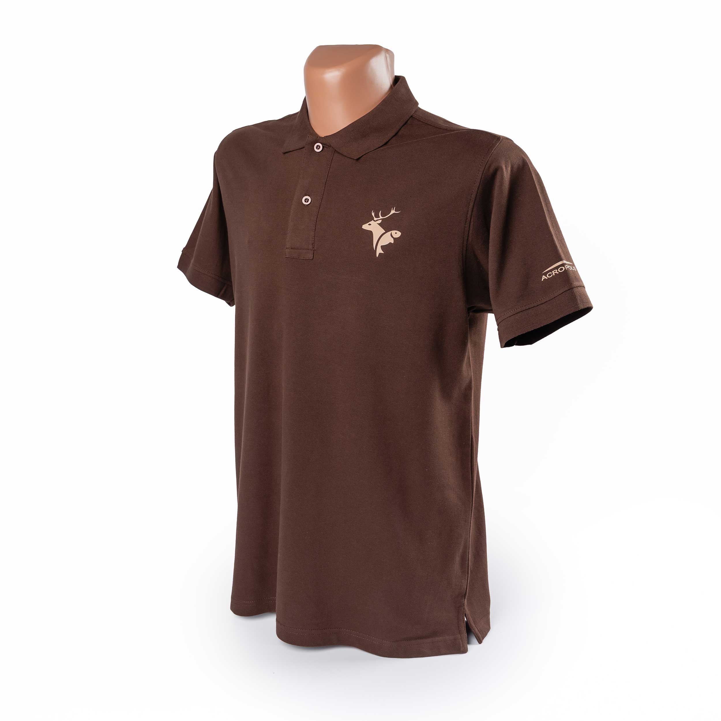 OFRM-7k Brown Polo for Hunters and Fishermen