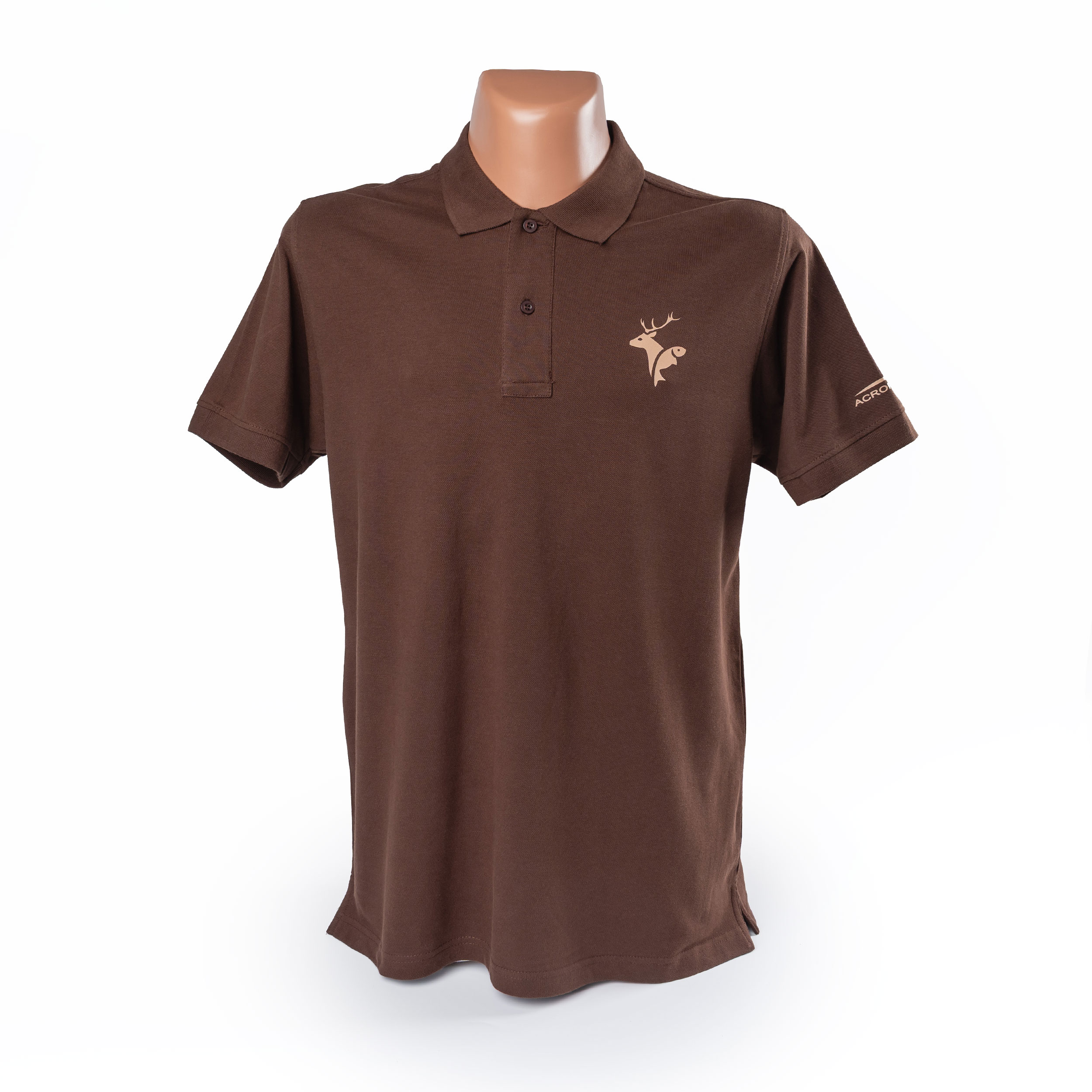 OFRM-7k Brown Polo for Hunters and Fishermen