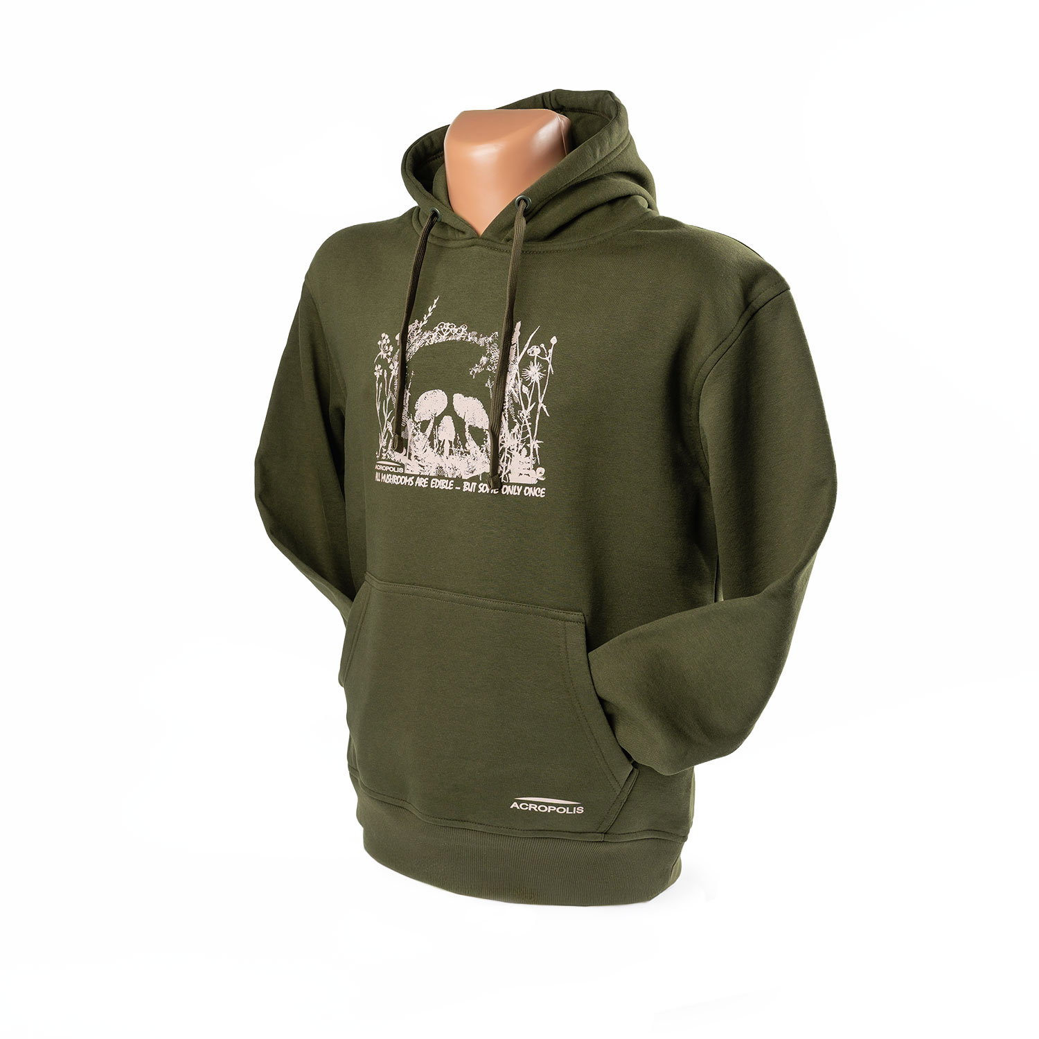 OHR-5kh Mushroom Picking Hoodie, Khaki